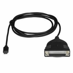 StarTech.com Câble adaptateur de 1,80m USB-C vers parallèle DB25 pour imprimante 