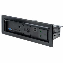 StarTech.com KITBXAVHDPUK Passerelle de conférence audio AV 3840 x 2160 pixels Ethernet/LAN Noir 