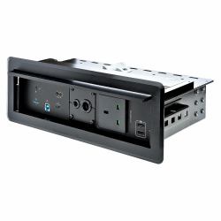 StarTech.com KITBXDOCKPUK Passerelle de conférence audio AV 3840 x 2160 pixels Ethernet/LAN Noir 