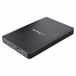 StarTech.com Boîtier SSD M.2 NVMe Thunderbolt 3 à 4 Baies - Boîtier Disque Dur Externe 1 DisplayPort vidéo et 2 Ports TB3 Downstream - Boîtier pour Disque Dur - Boîtier SSD Externe, 40Gbps, Alimentation 72W 