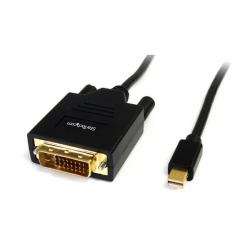 StarTech.com Câble Mini DisplayPort vers DVI de 1,8m - Adaptateur Mini DP à DVI - Vidéo 1080p - Passif mDP vers DVI-D Single Link, mDP ou Thunderbolt 1/2 Mac/PC vers Moniteur/Écran DVI 