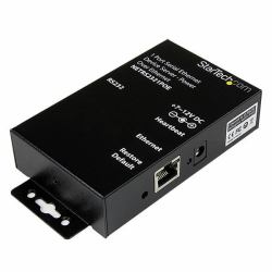 StarTech.com Serveur de périphériques série à 1 port RS232 vers IP Ethernet avec Power over Ethernet [PoE] 