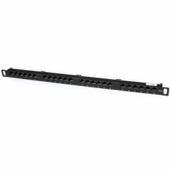 StarTech.com Tableau de connexion Cat5e 0,5U 24 ports - Tableau de connexion RJ45 Ethernet Cat5e 110 à montage en rack 