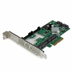 StarTech.com Carte contrôleur PCI Express 2.0 RAID à 2 ports SATA III 6 Gb/s avec 2 slots mSATA et HyperDuo SSD Tiering 