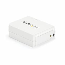 StarTech.com Serveur d'impression USB 2.0 sans fil N avec port Ethernet 10/100 Mb/s - 802.11 b/g/n 