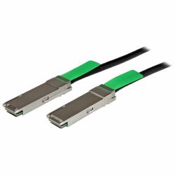 StarTech.com Câble QSFP+ à connexion directe conforme aux normes MSA - Cordon DAC Twinax de 2 m 