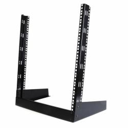 StarTech.com Rack de Bureau Noir à Cadre Ouvert 12 U 19" - Rack 2 Montants 19 Pouces 