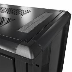 StarTech.com Armoire Rack Serveur 25U à 4 Montants, Armoire Verrouillable 19" pour Ordinateur/AV/Équipement IT, Rack Réseau pour Bureau/Domicile avec Roulettes et Rails de Montage Ajustables 