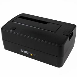 StarTech.com Station d'Accueil pour Disque Dur USB 3.1 à SATA à Baie Unique, Dock pour Disque Dur USB 3.1 [10 Gbps], Station d'Accueil pour HDD/SSD Externe 2.5/3.5" SATA III, Chargement par le Haut 