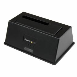 StarTech.com Station d'Accueil pour Disque Dur USB 3.0 à SATA à Baie Unique, Dock pour Disque Dur USB 3.0 [5 Gbps], Dock pour HDD/SSD Externe 2,5/3,5" SATA I/II/III, Baie pour Disque Dur à Chargement par le Haut 