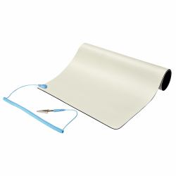 StarTech.com Tapis Antistatique ESD - Tapis de Bureau ESD Universel - Sous-couche pour Réparation d'Appareils Électroniques - Tapis de Travail avec Câble de Mise à la Terre Détachable, ANSI/ESD S 4.1, 30x46cm 