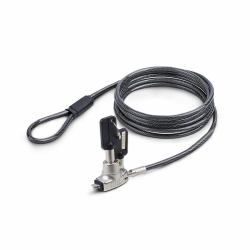 StarTech.com Antivol pour Ordinateur Portable Compatible Slot Noble Wedge ®, Câble de Verrouillage de 1,5m, Sécurité Antivol pour PC Portable, Câble en Acier Résistant aux Coupures, Serrure à Clé 