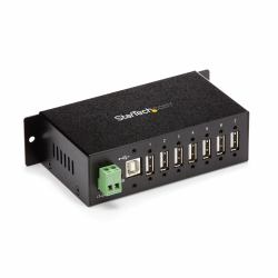 StarTech.com Robuste concentrateur industriel USB 7 ports, montable 