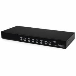 StarTech.com Switch KVM USB VGA à 8 ports avec OSD - Commutateur écran clavier souris à montage en rack 1U 