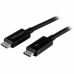 StarTech.com Câble Thunderbolt 3 [20 Gb/s] USB-C de 1 m - Compatible Thunderbolt, USB et DisplayPort - M/M 