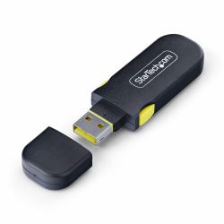 StarTech.com Clé pour Bloqueur de Port USB-A avec 4 Bouchons Antipoussière USB-A Verrouillables, Protections de Port à Clipser pour PC Portables et de Bureau 
