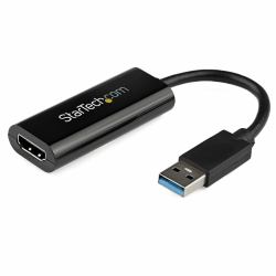 StarTech.com Adaptateur USB 3.0 vers HDMI, Convertisseur de Moniteur USB vers HDMI pour Windows, 1080P [pas de support pour macOS/ChromeOS/Linux] - TAA 