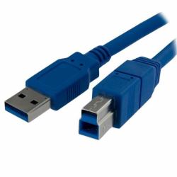 StarTech.com Câble SuperSpeed USB 3.0 A vers B de 1m - Mâle / Mâle - Bleu 