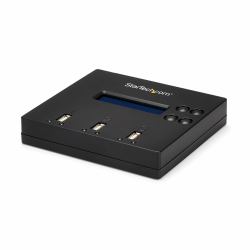 StarTech.com Duplicateur et Effaceur Autonome de 1 à 2 clés USB, Copieur de Plusieurs Clés USB, Copie Système et Fichier et Secteur par Secteur, 1,5 Go/min, Effacement en 3 Passes, Affichage LCD 
