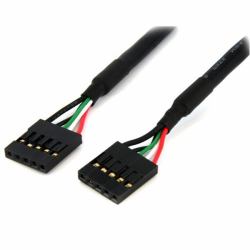 StarTech.com Câble adaptateur interne carte mère 46 cm 5 broches USB IDC – F/F 