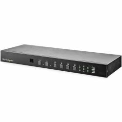 StarTech.com Switch Matriciel HDMI 4x4 avec Contrôle Audio et Ethernet - Vidéo 4K 60Hz - Répartiteur HDMI 2.0 Monté en Rack avec Télécommande 