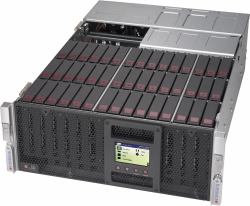 Supermicro SuperChassis 946LE1C-R1K66JBOD châssis de réseaux 4U Noir 