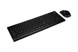 Supermicro KYB-MUS-194CB clavier Souris incluse Universel USB Noir  - Version UK