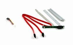 Supermicro MCP-220-81502-0N kit de support Noir Plastique, SECC 