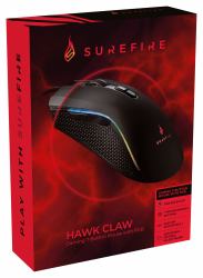 SureFire Hawk Claw souris Gaming Droitier USB Type-A Optique 6400 DPI 