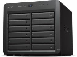 Synology DX1222 Boîtier de disques de stockage Boîtier disque dur/SSD Noir 2.5/3.5" 