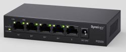 Synology PS500 commutateur réseau Non-géré L2 Gigabit Ethernet [10/100/1000] Connexion Ethernet, supportant l'alimentation via ce port [PoE] Bureau Noir 