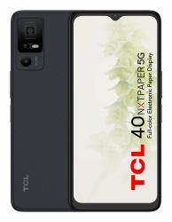 TCL 40 NXTPAPER 5G 16,8 cm [6.6"] Double SIM hybride Android 13 USB Type-C 6 Go 256 Go 5000 mAh Noir 