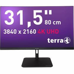 TERRA 3030234 écran plat de PC 80 cm [31.5"] 3840 x 2160 pixels 4K Ultra HD LCD Noir 