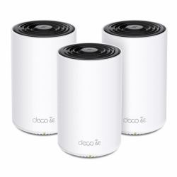 TP-Link Deco XE75 Tri-bande [2,4 GHz / 5 GHz / 6 GHz] Wi-Fi 6E [802.11ax] Blanc 3 Interne 