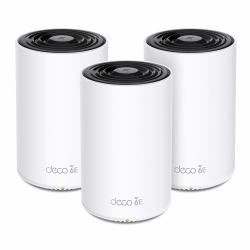 TP-Link Deco XE75 Pro [3-pack] Tri-bande [2,4 GHz / 5 GHz / 6 GHz] Wi-Fi 6E [802.11ax] Blanc Interne 