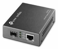 TP-Link Omada MC420L convertisseur de support réseau 10000 Mbit/s Multimode, Monomode Noir 