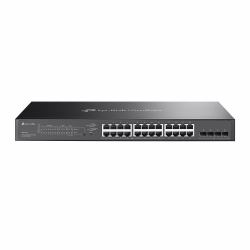 TP-Link Omada SG2428LP commutateur réseau Géré L2/L2+ Gigabit Ethernet [10/100/1000] Connexion Ethernet, supportant l'alimentation via ce port [PoE] Gris 