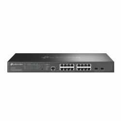TP-Link Omada SG3218XP-M2 commutateur réseau Géré L2+ 2.5G Ethernet [100/1000/2500] Connexion Ethernet, supportant l'alimentation via ce port [PoE] 1U Noir 