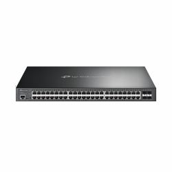 TP-Link Omada SG3452XP commutateur réseau Géré L2+ Gigabit Ethernet [10/100/1000] Connexion Ethernet, supportant l'alimentation via ce port [PoE] 1U Noir 