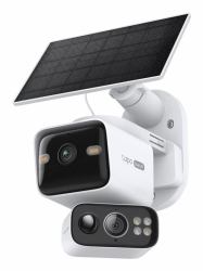 TP-Link Tapo Solar-Pow Dual-Lens Pan/Tilt Sec Cam Kit dispositif de sécurité pour maison intelligente 