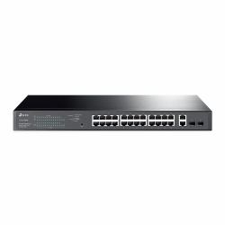 TP-Link TL-SG1428PE commutateur réseau Géré L2 Gigabit Ethernet [10/100/1000] Connexion Ethernet, supportant l'alimentation via ce port [PoE] 1U Noir 