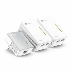 TP-Link TL-WPA4220T KIT Adaptateur réseau CPL 300 Mbit/s Ethernet/LAN Wifi Blanc 3 pièce[s] 
