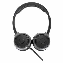 Targus AEH104GL casque Avec fil &sans fil Arceau Appels/Musique USB Type-C Bluetooth Noir 