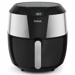 Tefal Easy Fry EY701D Unique 5,6 L Autonome 1850 W Friteuse d’air chaud Noir, Acier inoxydable 