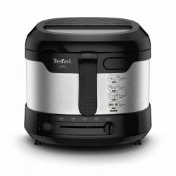 Tefal Uno FF215D Unique 1,8 L Autonome 1600 W Friteuse Noir, Acier inoxydable 
