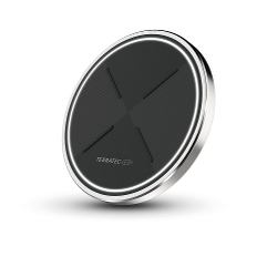 Terratec ChargeAIR dot! Smartphone Noir, Argent CC Recharge sans fil Charge rapide Intérieure 