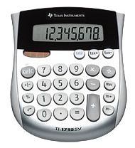 Texas Instruments TI-1795 SV calculatrice Poche Calculatrice à écran Noir, Argent 