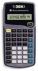 Texas Instruments TI-30XA calculatrice Poche Calculatrice scientifique Gris 