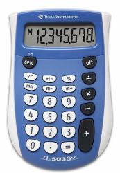 Texas Instruments TI-503 SV calculatrice Poche Calculatrice à écran Bleu, Gris 