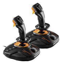 Thrustmaster T.16000M FCS SPACE SIM DUO Noir, Orange USB Manche à air Analogique/Numérique PC 